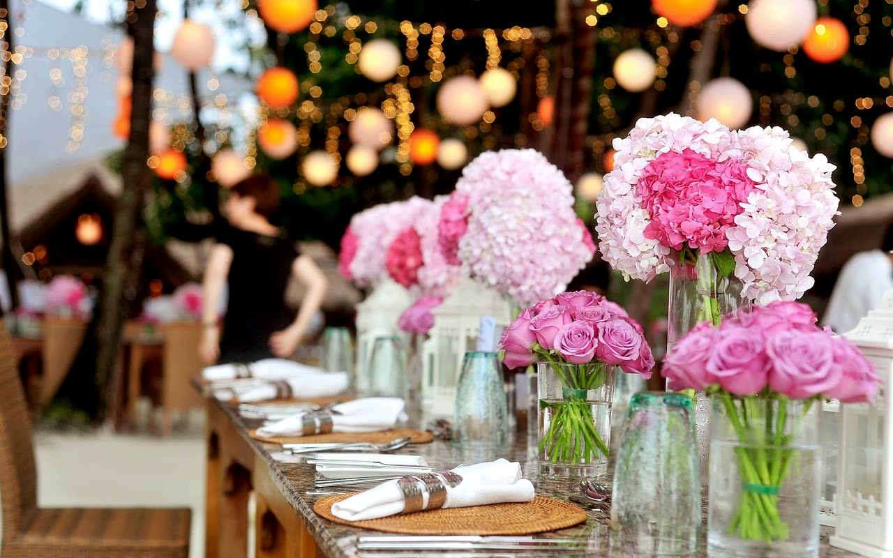 Weddings and gala events